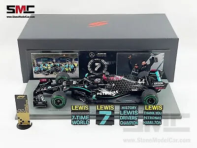 Mercedes F1 W11 #44 Lewis Hamilton Turkey GP 2020 7x World Champion 1:18 Spark • $999