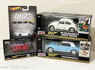 James Bond 007: Model Cars By Motormax & Hot Wheels Selection • £40