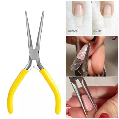 Pinching Tool Nail Shaping Tweezers C Curve Pincher Acrylic Nail Sculpture * • $6.69