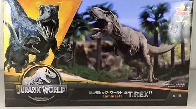 Jurassic World Luminasta T.Rex Statue Figure Park Japan Prize New Sealed • $45