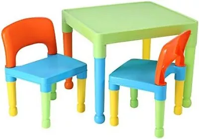 Liberty House Toys Children's Multi-Coloured Table & 2 Chairs Set Multicoloure • £40.22