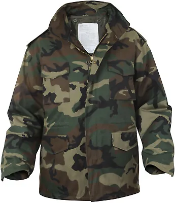 Woodland Camouflage M65 Coat Military M-65 Field Jacket With Liner Army Camo • $99.99