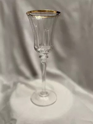 Mikasa Jamestown Wine Crystal Stemware With Gold Trim   7 Available • $15