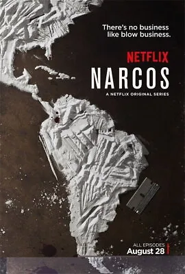 64608 Narcos NETFLIX PLAY Series WALL PRINT POSTER AU • $20.85