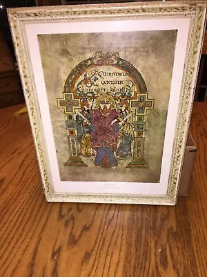 Vintage Framed Print The Book Of Kells • $49
