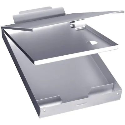Metal Clipboard With Storage Box Letter Size Aluminum Clipboards Metal Binder • $39.44