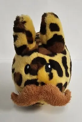 Kozik X Kidrobot 7  Leopard Print Plush Bunny W/ Mustache Labbit Rabbit  • $34.99