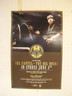 Daddy Yankee El Cartel Poster The Big Boss Promo • $29.99