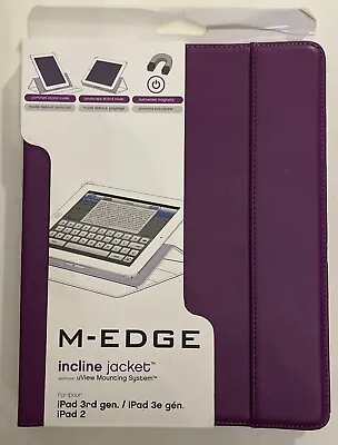 M-Edge Incline Jacket For IPad 3rd Gen & IPad 2 BRAND NEW! Color-Eggplant Purple • $10