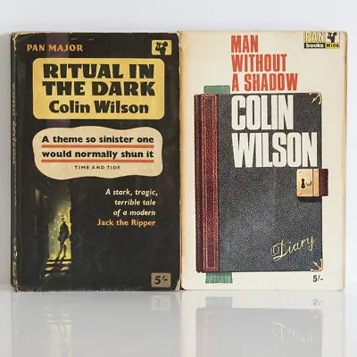COLIN WILSON Ritual In The Dark Man Without A Shadow 1960s Pan 1st Thus Vintage • £12.99
