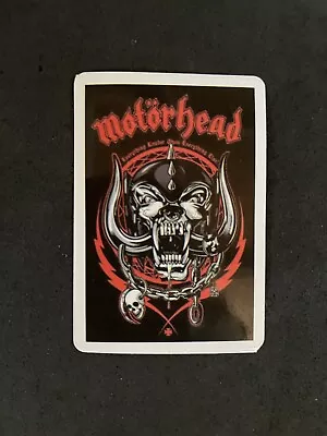 Motorhead Logo Iconic 70s Rock Metal Band Sticker Lemmy For Laptops Etc New! • $1.49