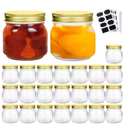 8 Oz Glass Jars With LidsBall Regular Mouth Mason Jars For StorageCanning J... • $32.98