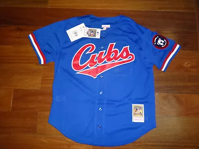 Ryne Sandberg 1996 Mitchell & Ness Men's Cubs MLB Button Front BP Jersey $130 • $76.50