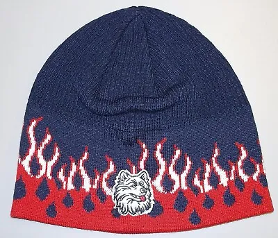 Adidas University Of Connecticut Huskies Cuffless Flame Knit HAT - New • $12.99