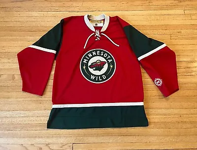 Minnesota Wild Vintage KOHO Hockey Jersey Mens M Alternate Red EUC NHL  • $88.99