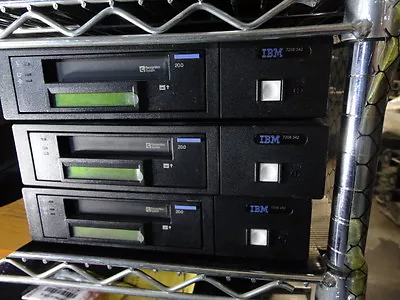 IBM 20/40GB 8MM Mammoth HVD SCSI Tape Drive Original EXTERNAL BLACK 7208-342 • $549