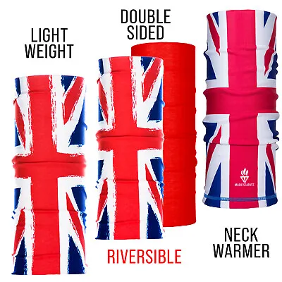 UK Neck Tube Scarf Warmer Snood Union Jack Flag Biker Balaclava Face Mask • £4.99