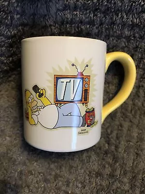 Vintage Homer Simpson Mug  TV Matt Groening 2004 Fox Wesco Simpsons Doh • £6.86