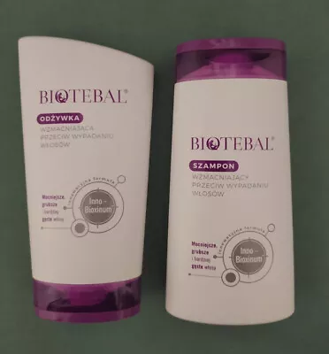 Biotebal SET Shampoo 200 Ml + Conditioner 200 Ml Anti Hair Loss Original • £16.95