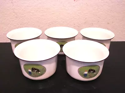 (5) Villeroy & Boch Design Naif Ramekin Custard Cups • $59.99