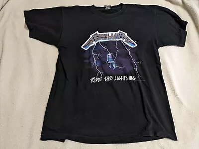 Metallica Ride The Lightning Shirt 1994 Vintage Official License To Giant Size L • $250