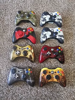  Xbox 360 Wireless Controller Limited Edition Lot X8 Dragon /cp3o/mw3 • $168