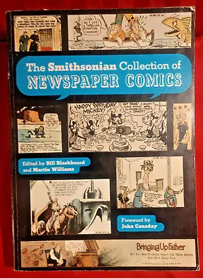 The Smithsonian Collection Of NEWSPAPER COMICS 1st Ed. 1977 HUGE! 10 X14  Book • $13