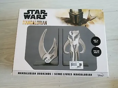 Disney Star Wars The Mandalorian Book Ends 6in X4.7on X9.3in New • $29.99