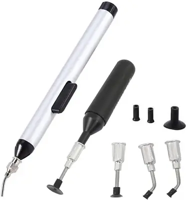 $16.82 • Buy 2-Piece IC Pick Up Vacuum Sucking Pen Set For Precision Component Placement With