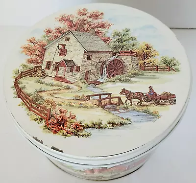 Vintage Collector Tin Pennsylvania Dutch Country 1983 • $23