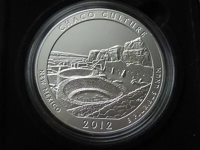 2012 P 5 Oz Silver Chaco Culture Coin ATB  Comes With Mint Packaging • $249