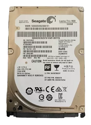 HDD Hard Drive 250GB 500GB 1TB 2TB 3TB 4TB 5TB Internal Laptop 2.5  SATA Lot • £16.95