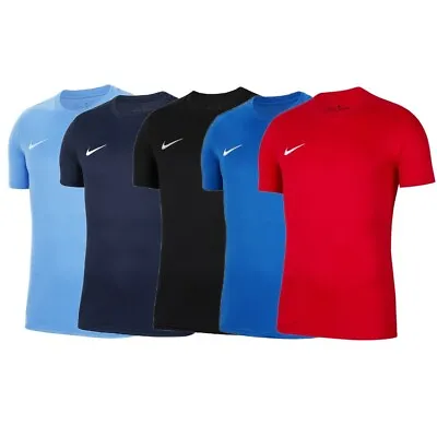 Nike Men's T-Shirt Park VII Dri-Fit Crew Neck Sports Gym Football Shirt Top Tee • $29.88