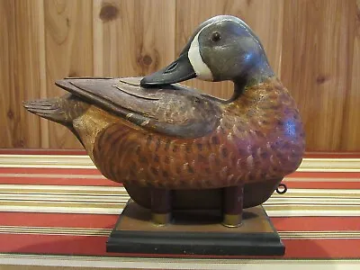 Blue-Winged Teal Drake Sleeper Duck Decoy Original Paint Carver Danny Lee Heuer • $495