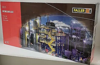 FALLER #130175 HO 1/87 Scale KIT Large Chemical Refinery Plant With Tanks • $189.99