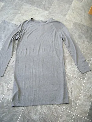 Mango Basics ~ Ladies Grey Knit Jumper Dress ~ Size L ~ NWT • $13.88