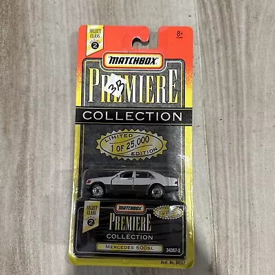 1 Matchbox Premiere Collection Mercedes 600 SL White Limited Edition 1 Of 25000 • $19.54