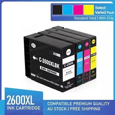 $24.60 • Buy Varied Pack PGI2600 XL Ink Cartridges For Canon Maxify MB5460 MB5360 MB5160