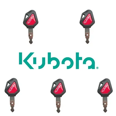 $11 • Buy 5X Kubota Ignition Keys 459A Excavator Backhoe Skid Steer Track Loader /w Logo
