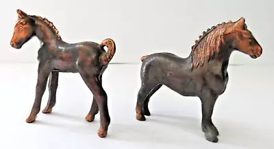 Horse Figurines Brass/Bronze Sm Natural Patina Vtg Dodge Gladys Brown Edwards?? • $54.99