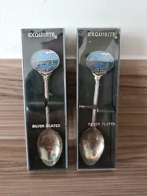 £7.99 • Buy 2 × Boxed Humber Bridge Silver Plated Commemorative Spoons From 1981