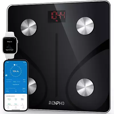 RENPHO Bluetooth Body Fat Scale - Smart Bmi Bathroom Digital Weight Scale • $52.63