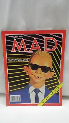 VTG Mad Magazine # 269 March 1987 Max Headroom Celebrity Madballs • $8.95