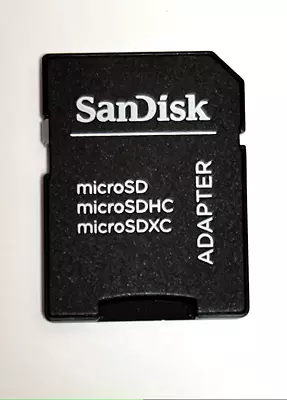 SanDisk Adapter For Micro SD Card SDXC And SDHC TF  Memory Card Adapter • $2.98