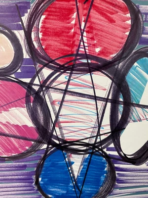 $308 • Buy Yaacov Agam Beyond The Visible Guggenheim Exhibition Portrait - RARE