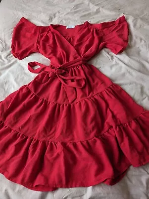 Quiz Red Dress Size 8 • £3