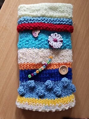 Hand Knit Twiddle Muff Helps Dementia + Alzheimer Sufferers - New • £5.70