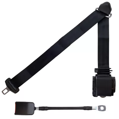 RetroBelt Volkswagen Style Shoulder Seatbelt - Black • $81.99