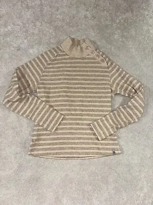 Mountain Hardwear Tan Striped Wool Blend Sweater Women’s Size Medium By • $20.35