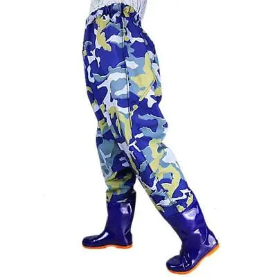 Men's Catch Fishing Hunting Boot Camouflage Waist Wading Pants Overalls #57 • $54.66